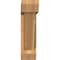 Ekena Millwork Traditional Slat Rough Sawn Bracket w/ Offset Brace, Western Red Cedar, 6"W x 22"D x 22"H BKT0604X22X22TRA06RWR - alternate 2